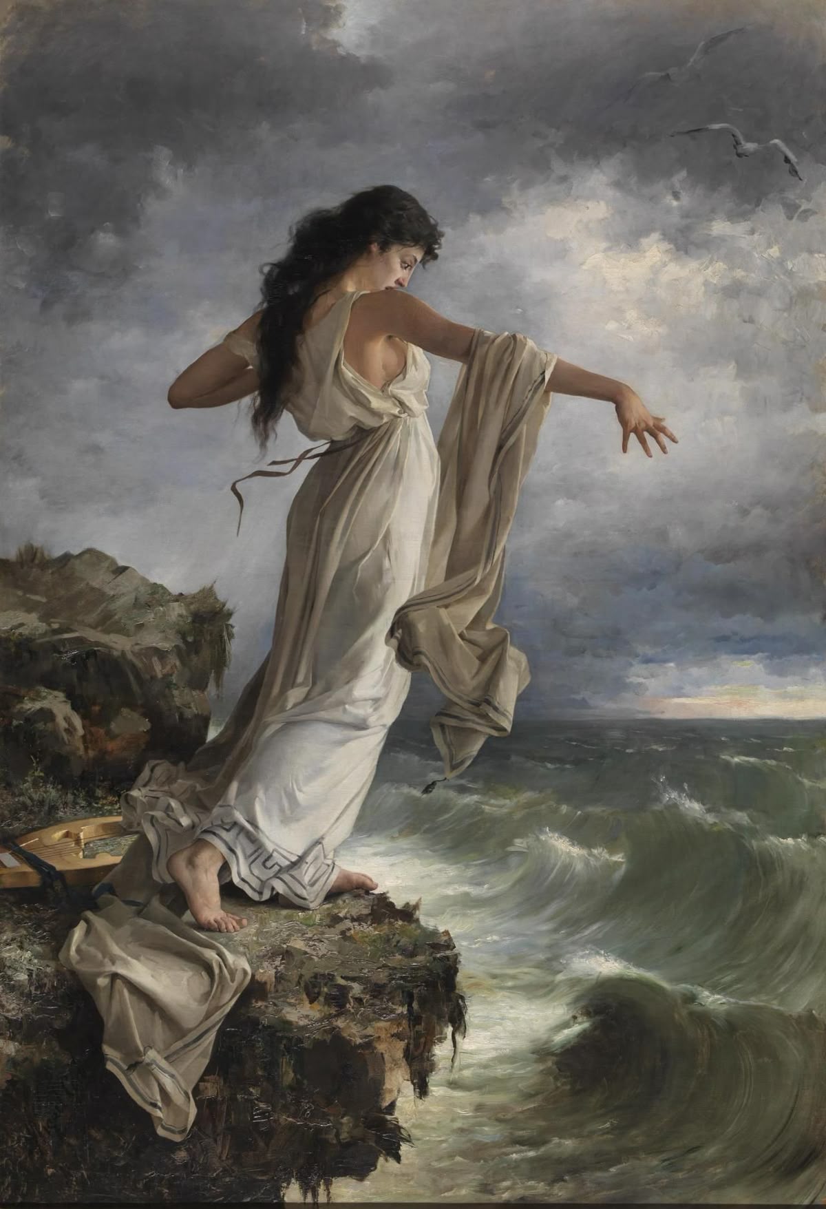 Women Standing on shore